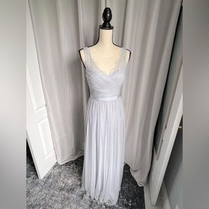 BHLDN Gray Bridesmaid Dress